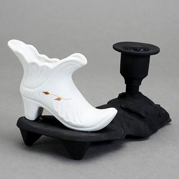 PER B. SUNDBERG, skulptur/objekt/ljusstake, signerad.