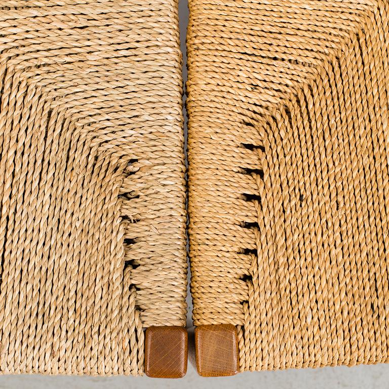 a set of 10 chairs by Gemla around the middle of the 20th century.