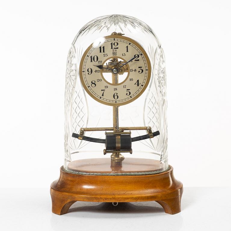 Table clock, Bulle patent, first half of the 20th century.