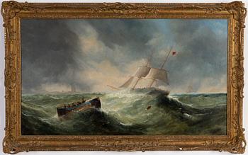 George Knight, attributed to, oil on canvas, signed.