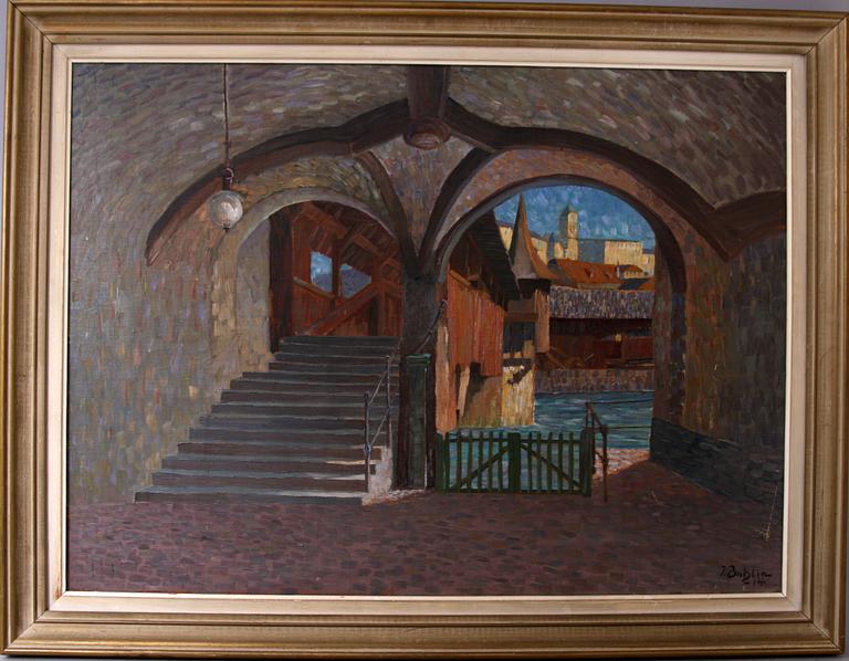 KARL VILHELM BOHLIN, olja på duk, sign V Bohlin, dat -14.