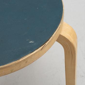 Alvar Aalto, a model '60' stool, Artek, Finland 1950's/60's.