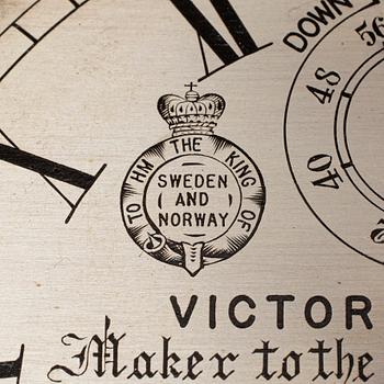 A Victor Kullberg 2 day marine chronometer deck clock, England, late 19th Century.