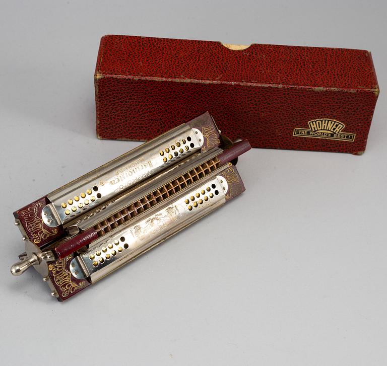 MUNSPEL, M Hohner, Tremolo, Harmonica, 1900-tal.