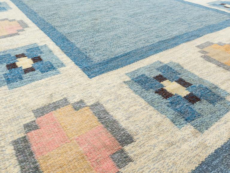 MATTA, rölakan, monogramsignerad GG (Gitt Grännsjö-Carlsson), ca 282 x 193 cm.