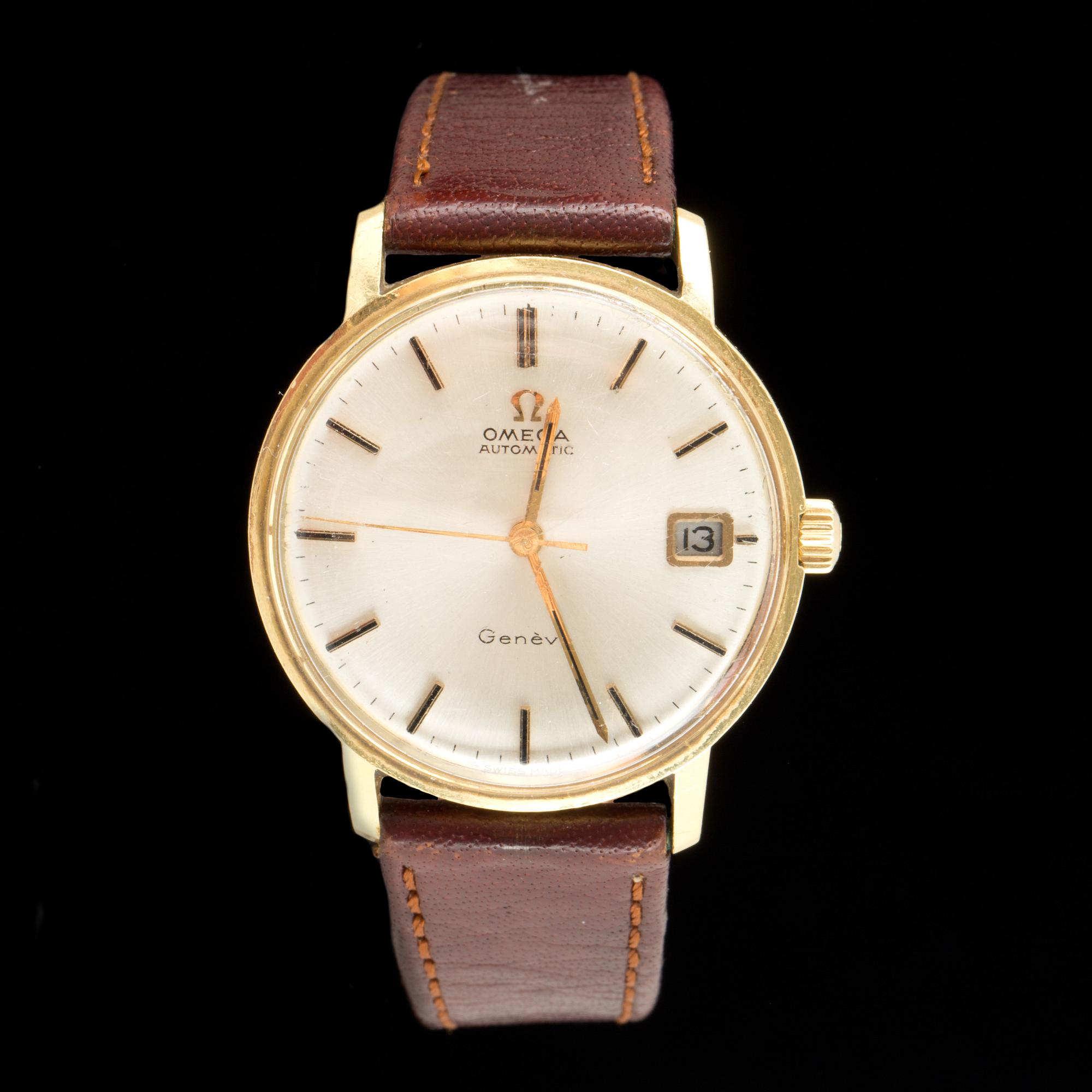 ARMBANDSUR, 18K guld, Omega.