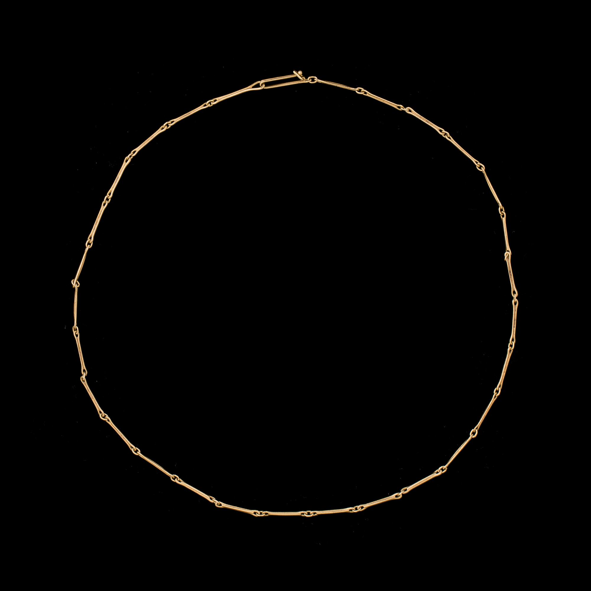 HALSLÄNK, 18 k guld, Lapponia, Helsingfors, 1989. Vikt ca 5 g.