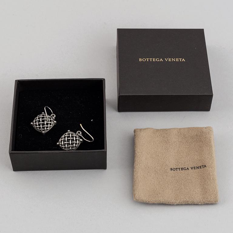Bottega Veneta, ring och örhängen, sterlingsilver, Italien.
