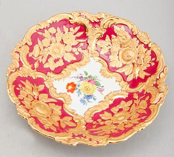 SKÅLFAT, porslin, Meissen, 1900-talets mitt.