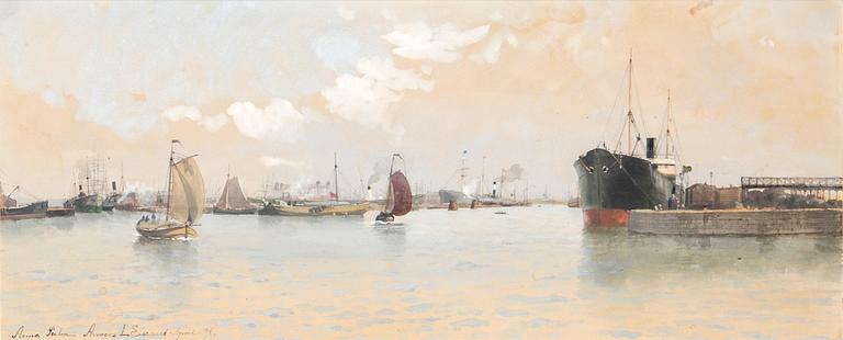 Anna Palm de Rosa, the harbour in Antwerp.
