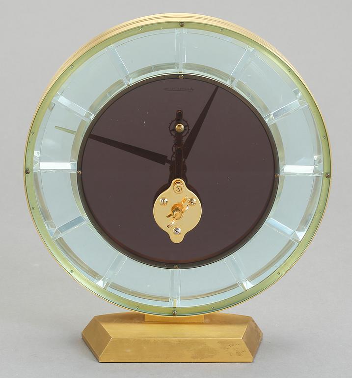BORDSUR, mässing och glas, Jaeger le Coultre, 1900-talets andra hälft.