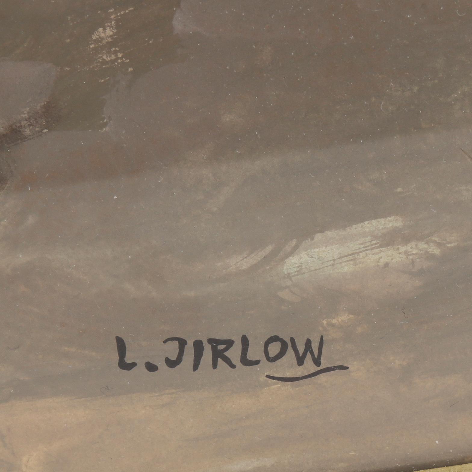 LENNART JIRLOW, gouache på papper, signerad.