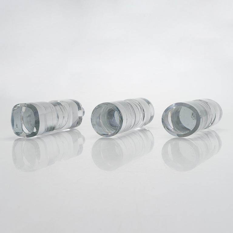 Timo Sarpaneva, a set of six prototypes signed Original Design Timo Sarpaneva 1976 Iittala.