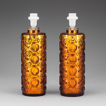 BORDSLAMPOR, ett par. 1960-tal.