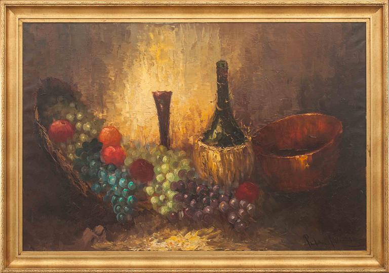 PIETER BROUWER, olja på duk. Signerad.