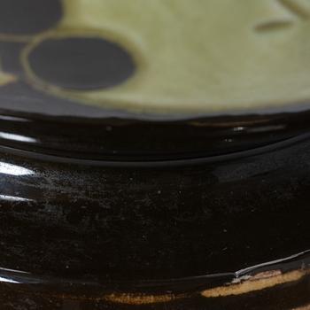 Gunnar G:son Wennerberg, & Peder Möller, a creamware vase, Gustavsberg 1898.