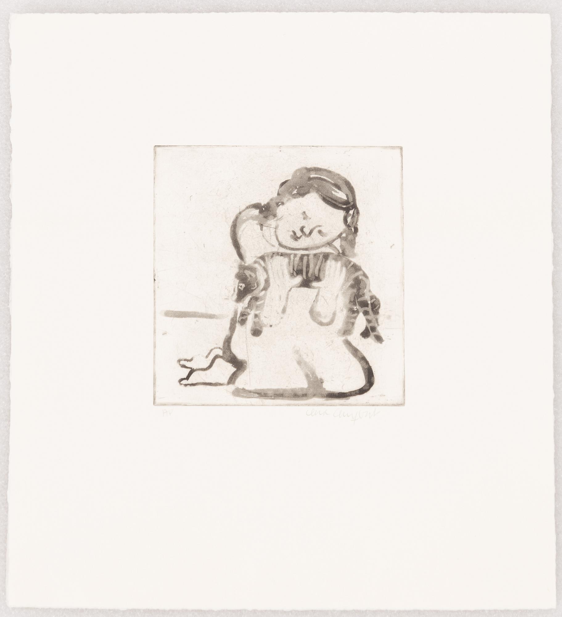 Lena Cronqvist, “Girl with cat in her arms”.