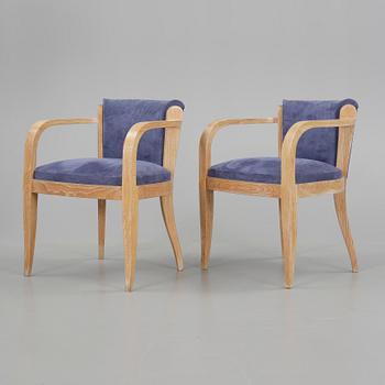 KARMSTOLAR, ett par, Frankrike, 1940-tal.