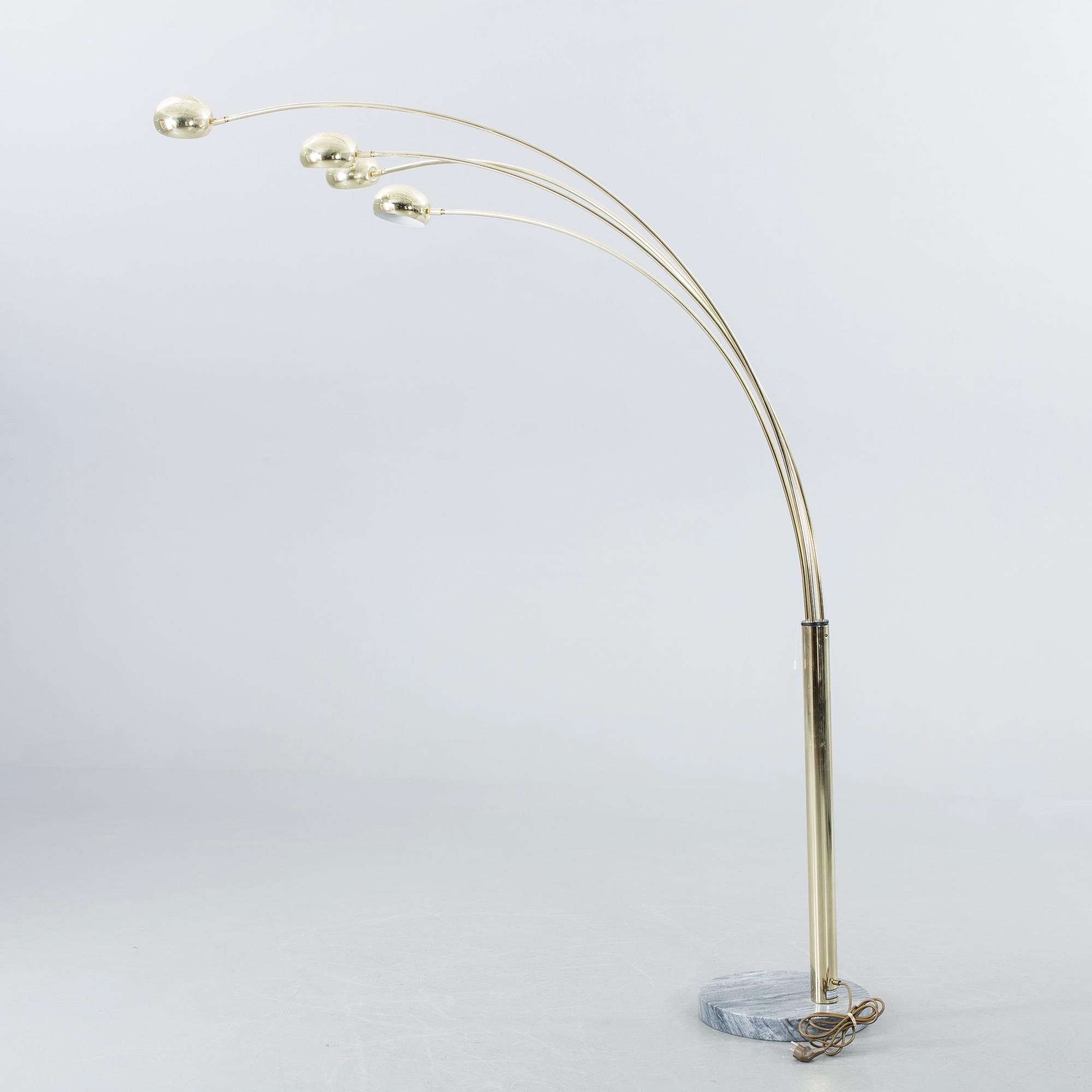 A FLOOR LAMP, Cottex Sweden late 20th century,
