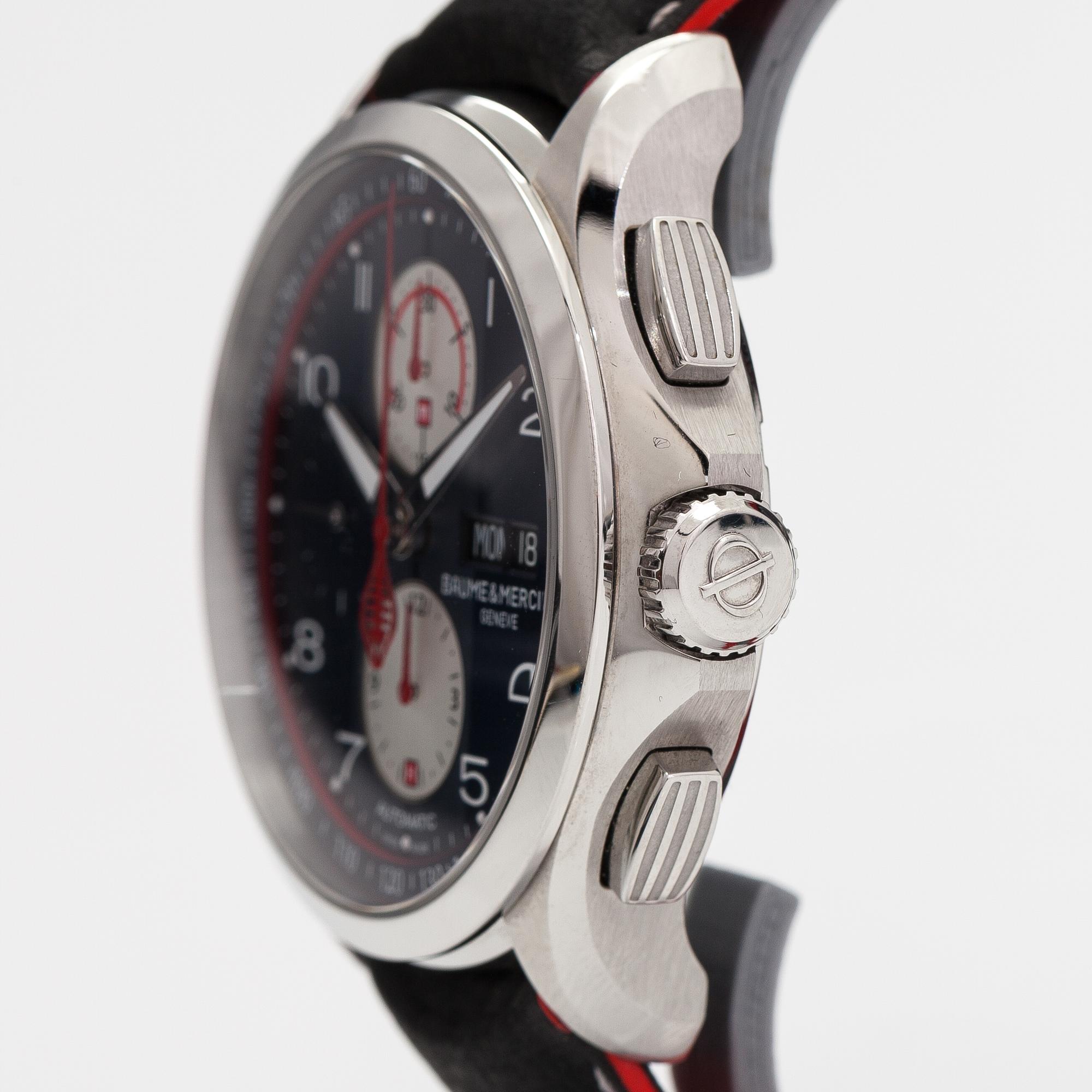 BAUME & MERCIER, Clifton club, Shelby Cobra, Limited edition, wristwatch, 44 mm.