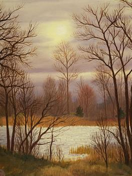 Oskar Bergman, "Vintersol, Neglinge".