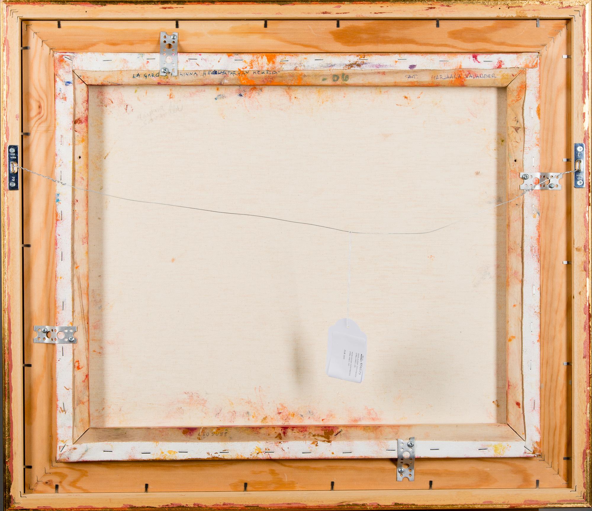 MARJAANA SAVANDER, olja på duk, signerad.