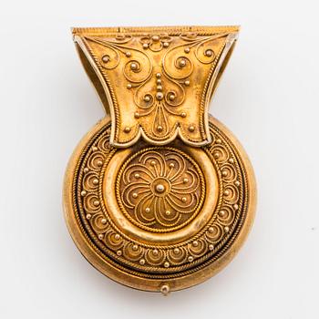 MEDALJONG, 18K guld.