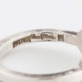WIWEN NILSSON, Lund, 1959, a rock crystal ring.