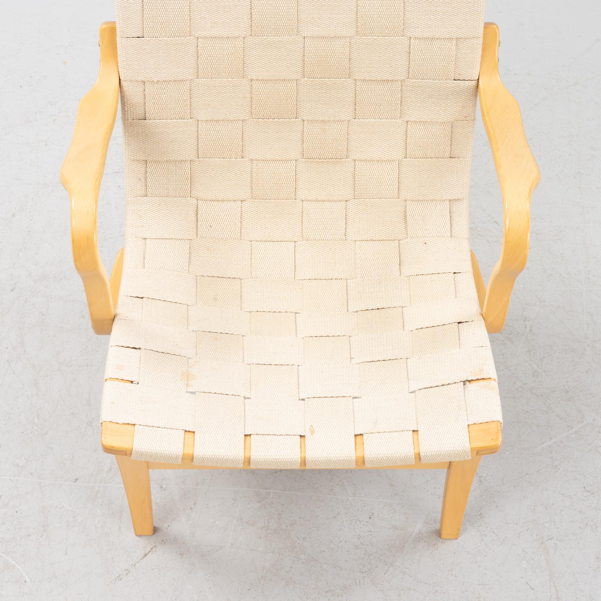 Bruno Mathsson, karmstol, "Eva", DUX. 1900-talets andra hälft.