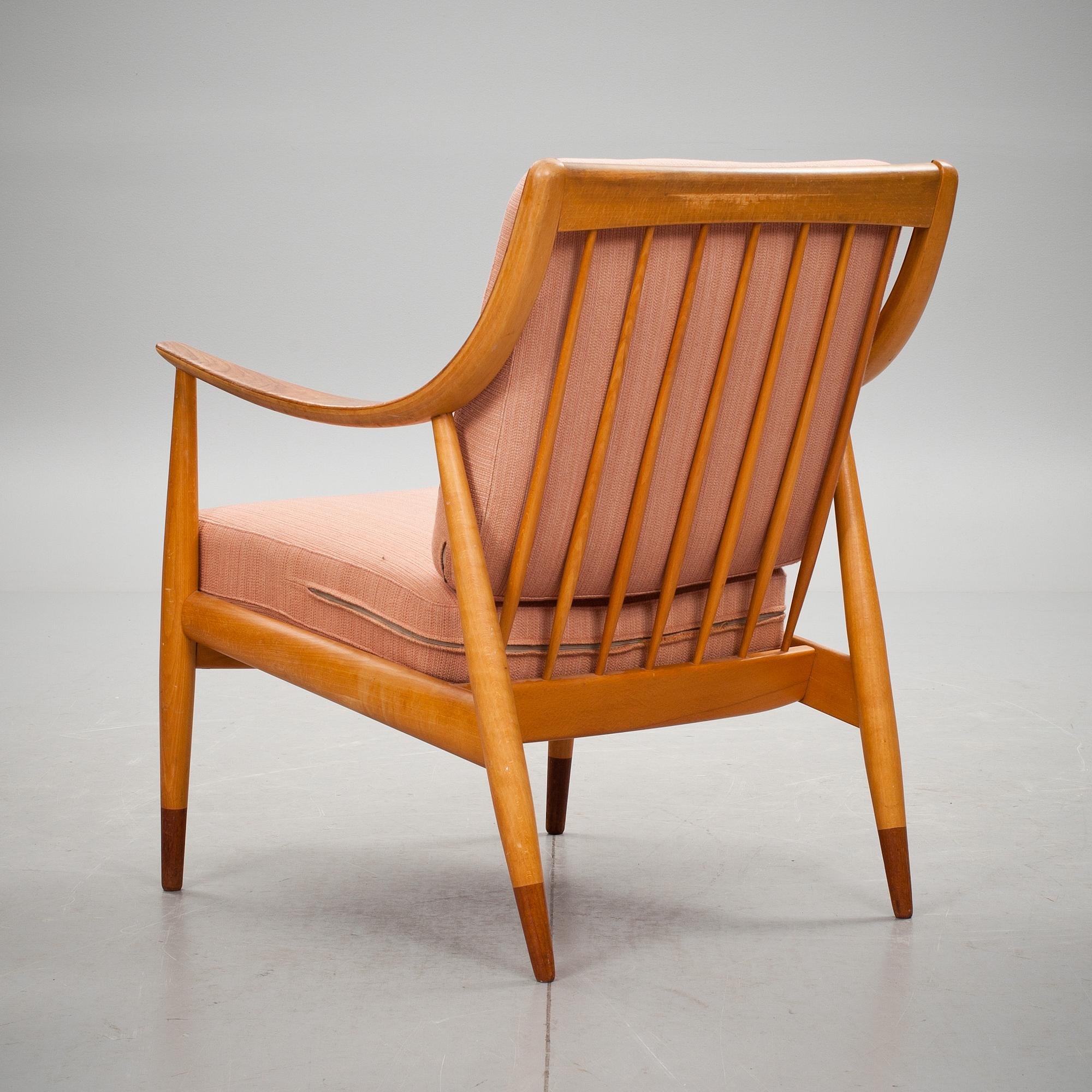 KARMSTOL, "FD 144", Peter Hvidt, France & Daverkosen, Danmark. Formgiven 1953.