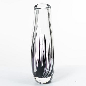 Vicke Lindstrand, vas, glas, "Gräs", Kosta 1950-60-tal.