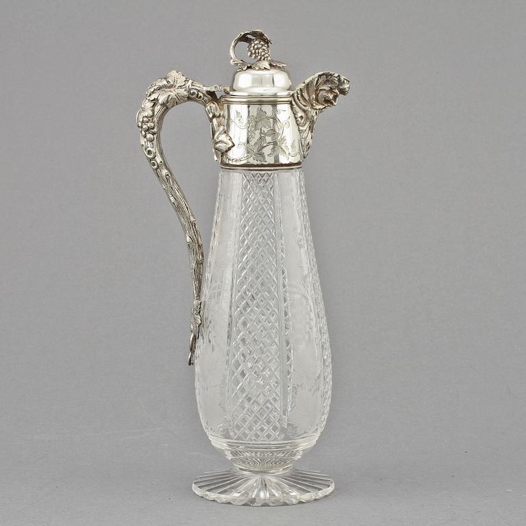 KANNA, nysilver samt glas, 1900-tal.