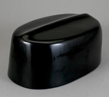 SIGURDUR GUDMUNDSSON, sculpture in black lacquer signed Sigurdur Gudmundsson and dated 2001.