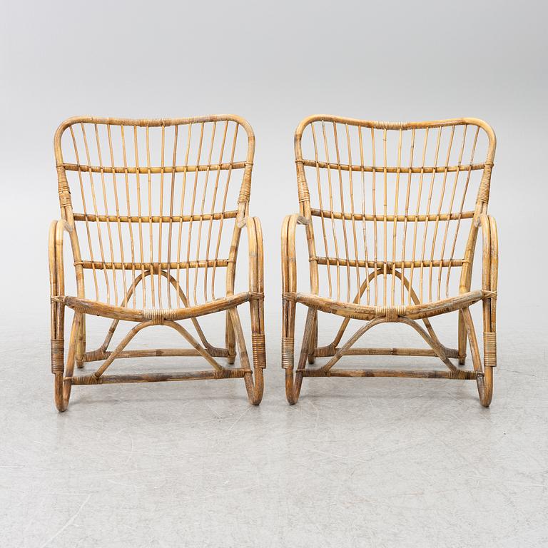 A par of armchairs, second half of the 20th Century.
