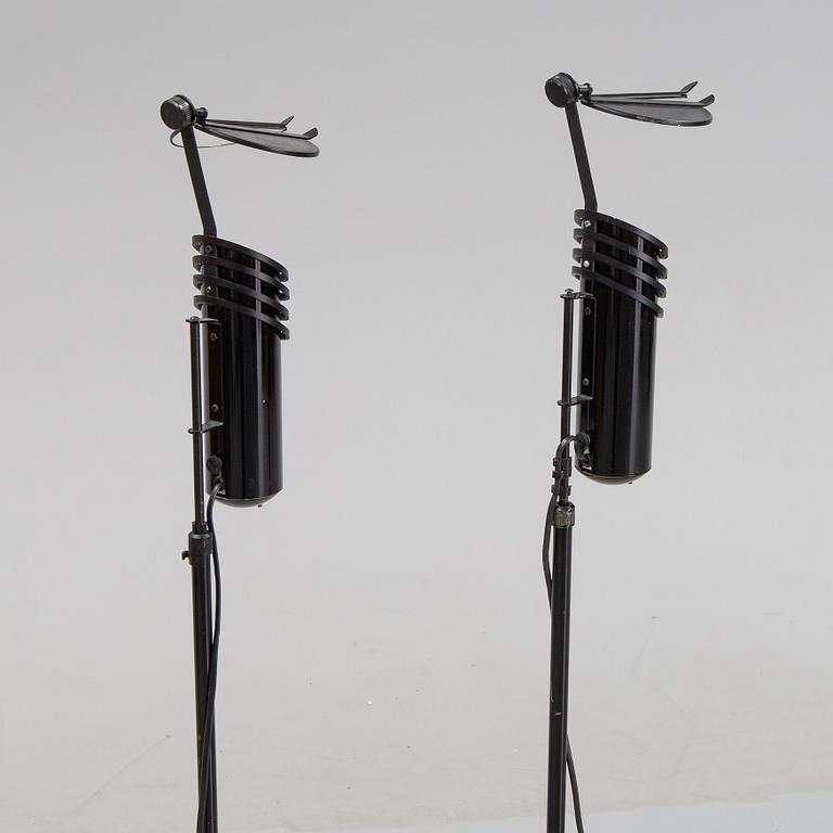 Stig Ahlström och Clas Kock, a pair of floor lamps, 'Skarabé', Ateljé lyktan, Åhus.