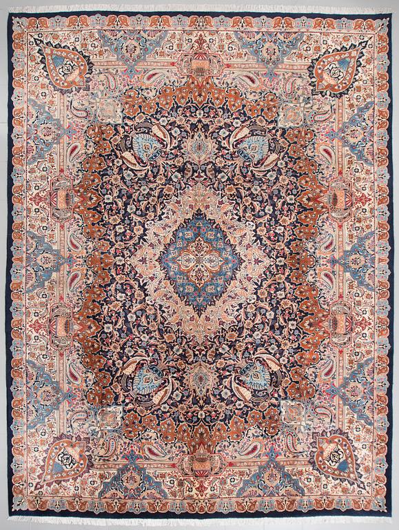 A KASHMAR RUG, 392 x 297 cm.
