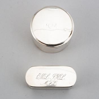 DOSOR 1 +1 silver, Johan Malmstedt, Göteborg, Jonas Frohm, Helsingborg 1843.