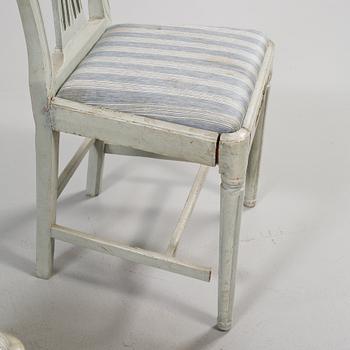 STOLAR, 6 st liknande, gustavianska, 1700-tal.