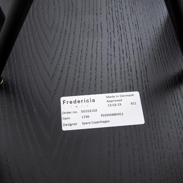 Space Copenhagen, barstolar, 6 st, "Spine", Fredericia, Danmark, 2019.