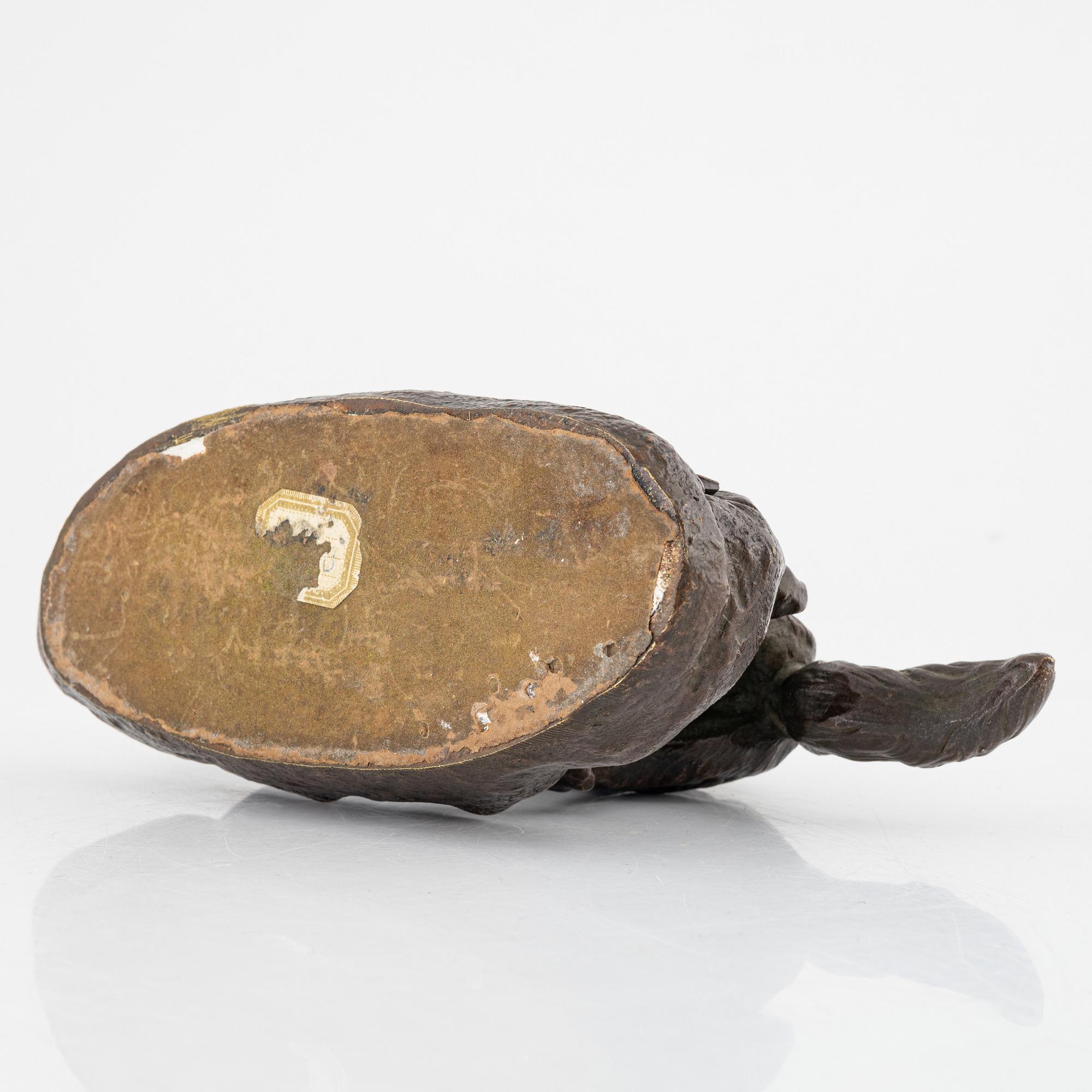 Clovis Masson, efter. Räv strykande runt kanin.