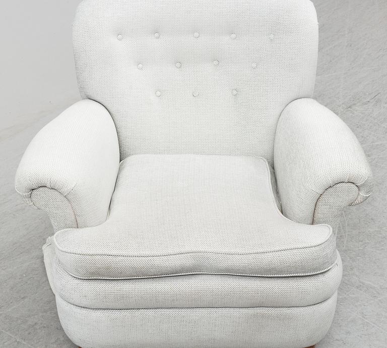 JOSEF FRANK, a model 568 easy chair from Svenskt Tenn.