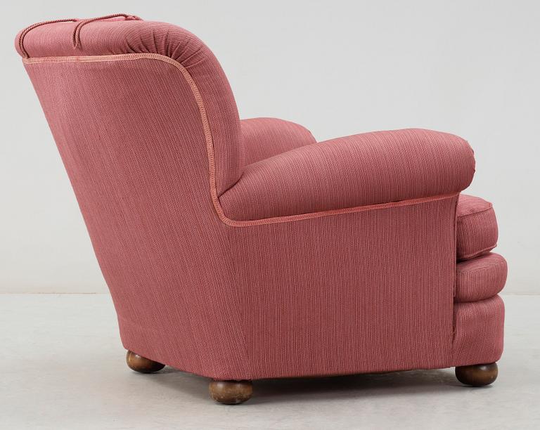 A Josef Frank easy chair for Svenskt Tenn, model 336.