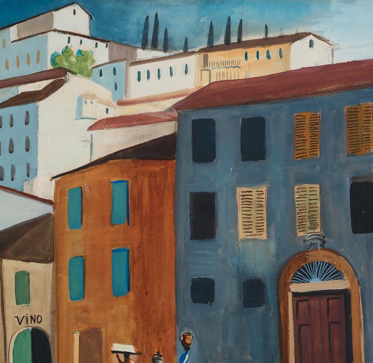 Leander Engström, City view, Assisi.