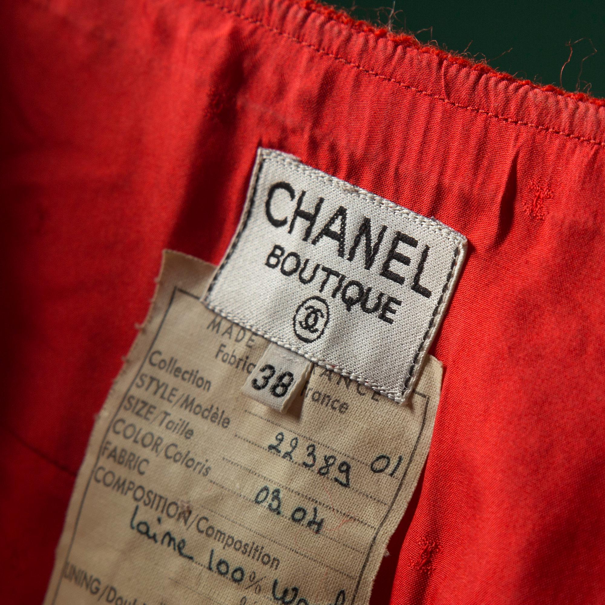 KJOL, CHANEL, fransk storlek 38.