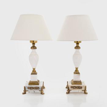 A pair of 1960/70s tablelamps.