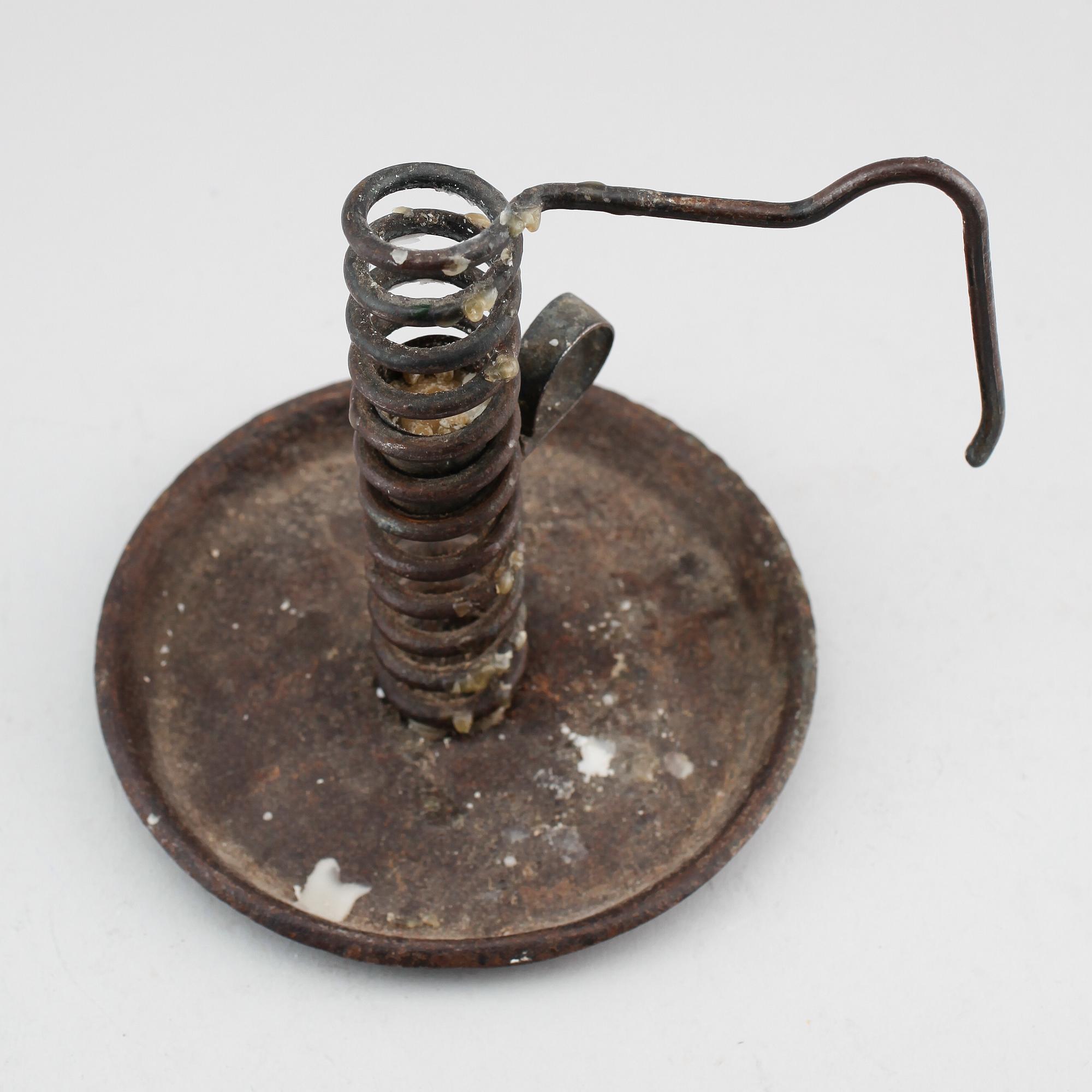 LJUSSTAKE, smide, 1700-tal.