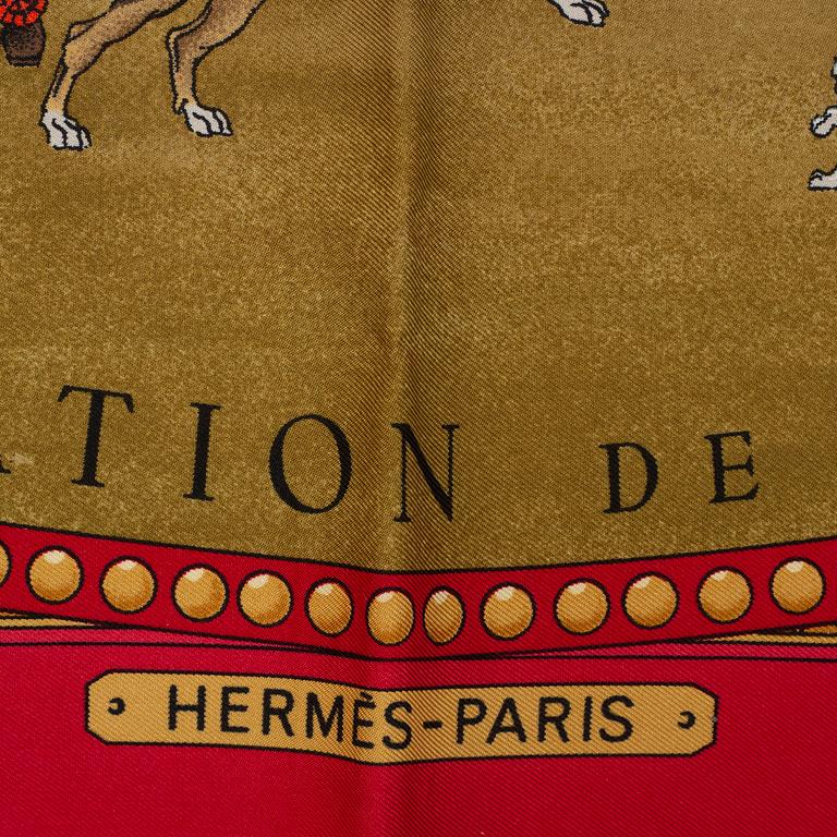 Hermès, scarf, "Presentation des Chevaux".