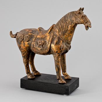 FIGURIN, gjutjärn, Tang-stil,  1900/2000-tal.