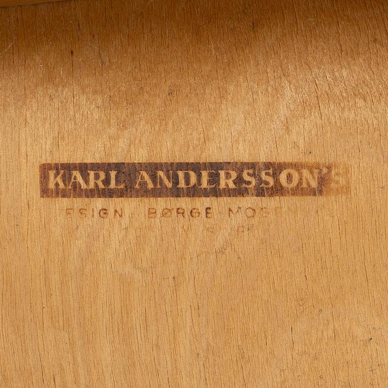 Børge Mogensen, four "Öresund" chairs, Karl Andersson.