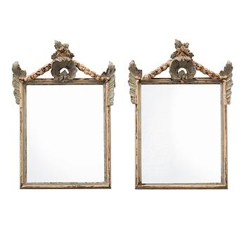 A pair of late 19th century mirrors.